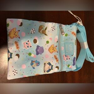 Loungefly Pokemon Treats Passport Crossbody Bag New